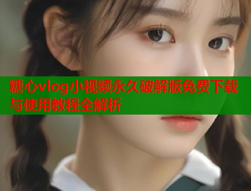 糖心vlog小视频永久破解版免费下载与使用教程全解析
