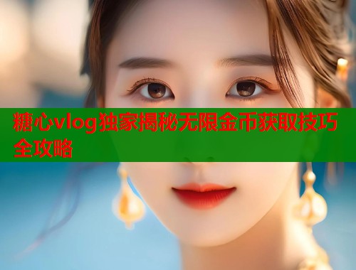 糖心vlog独家揭秘无限金币获取技巧全攻略  第2张