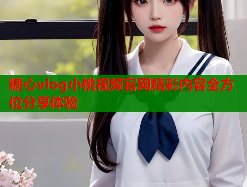 糖心vlog小桃视频官网精彩内容全方位分享体验