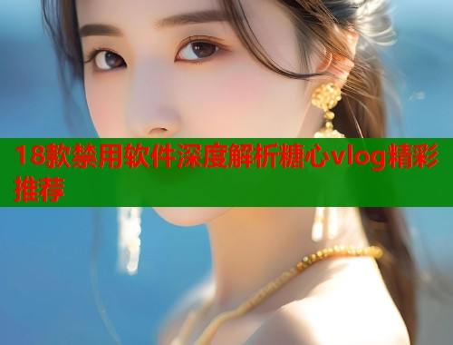 18款禁用软件深度解析糖心vlog精彩推荐