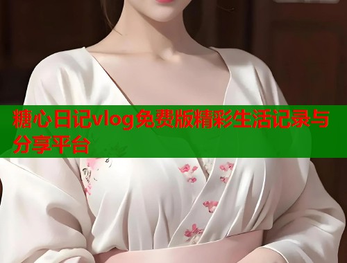糖心日记vlog免费版精彩生活记录与分享平台